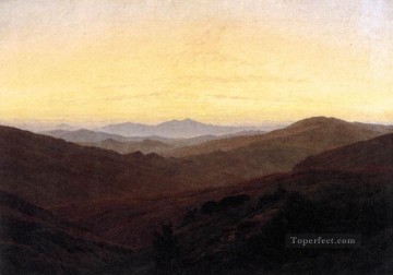 El romántico de Riesengebirge Caspar David Friedrich Pinturas al óleo